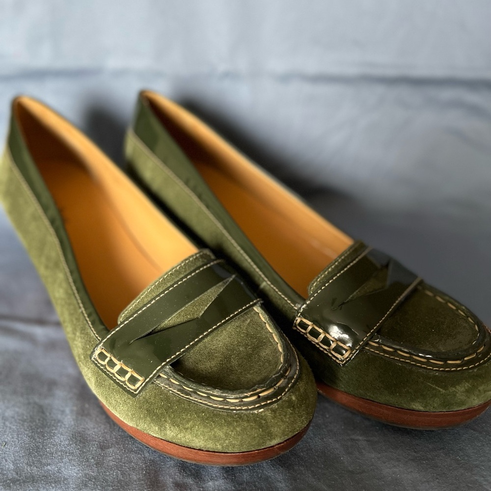LLBean womens wedge loafer